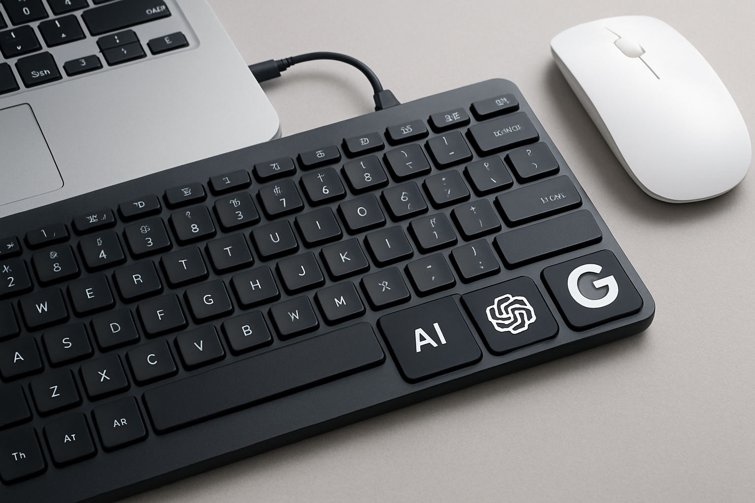 MiMouseとは？ChatGPTやGeminiを1クリックで使えるAIキーボード