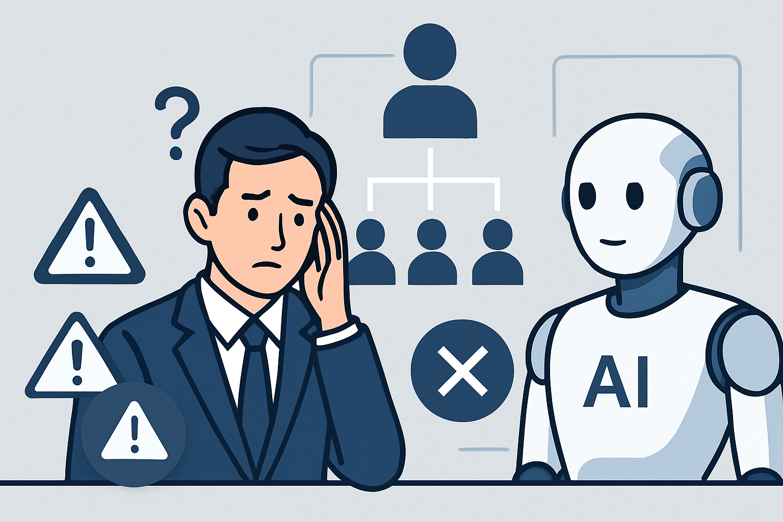 AIエージェントを「従業員化」する企業が急増？組織図が招く自信喪失とミスの連鎖
