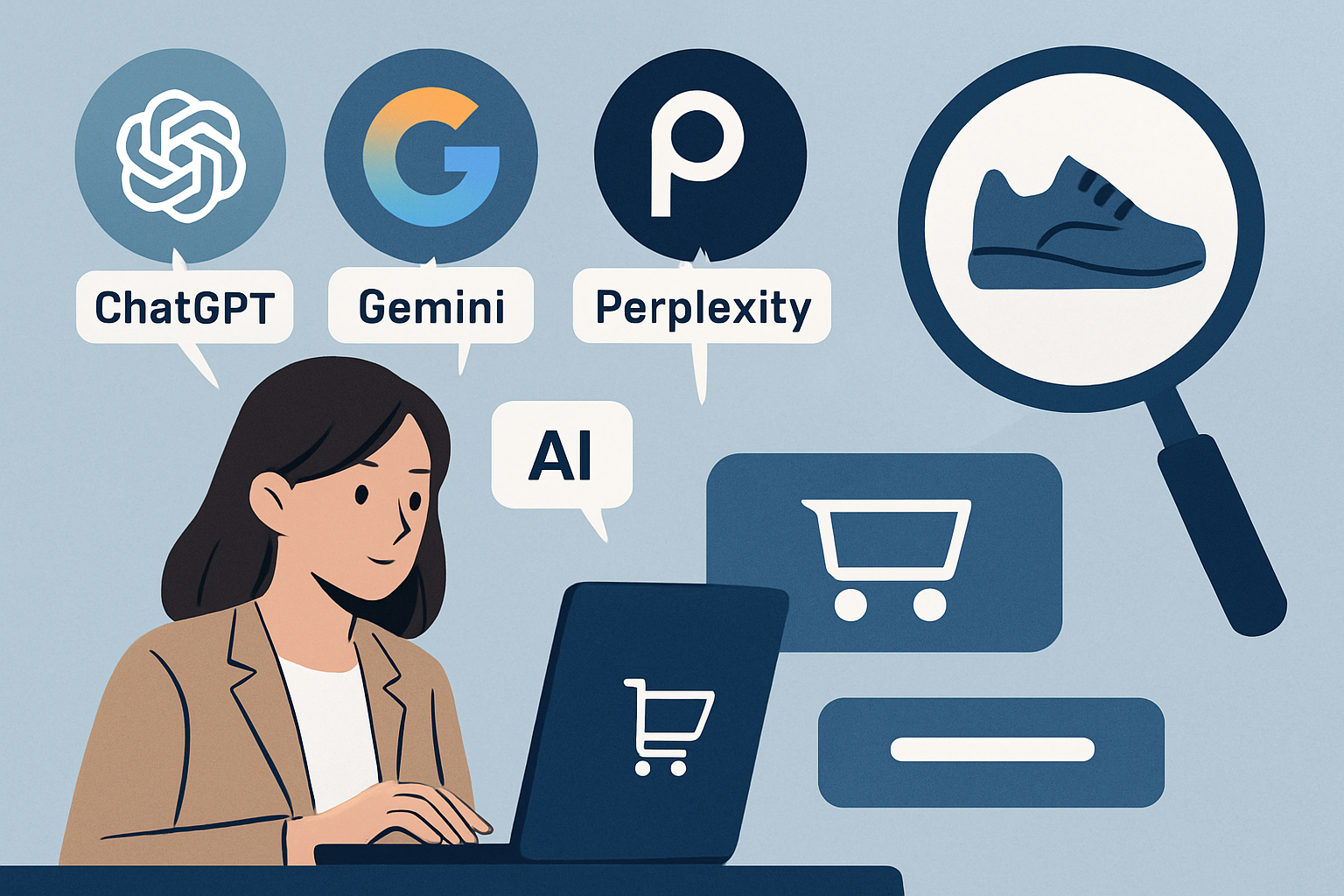 ChatGPT・Gemini・Perplexityで商品を調べてEC購入する人は12％