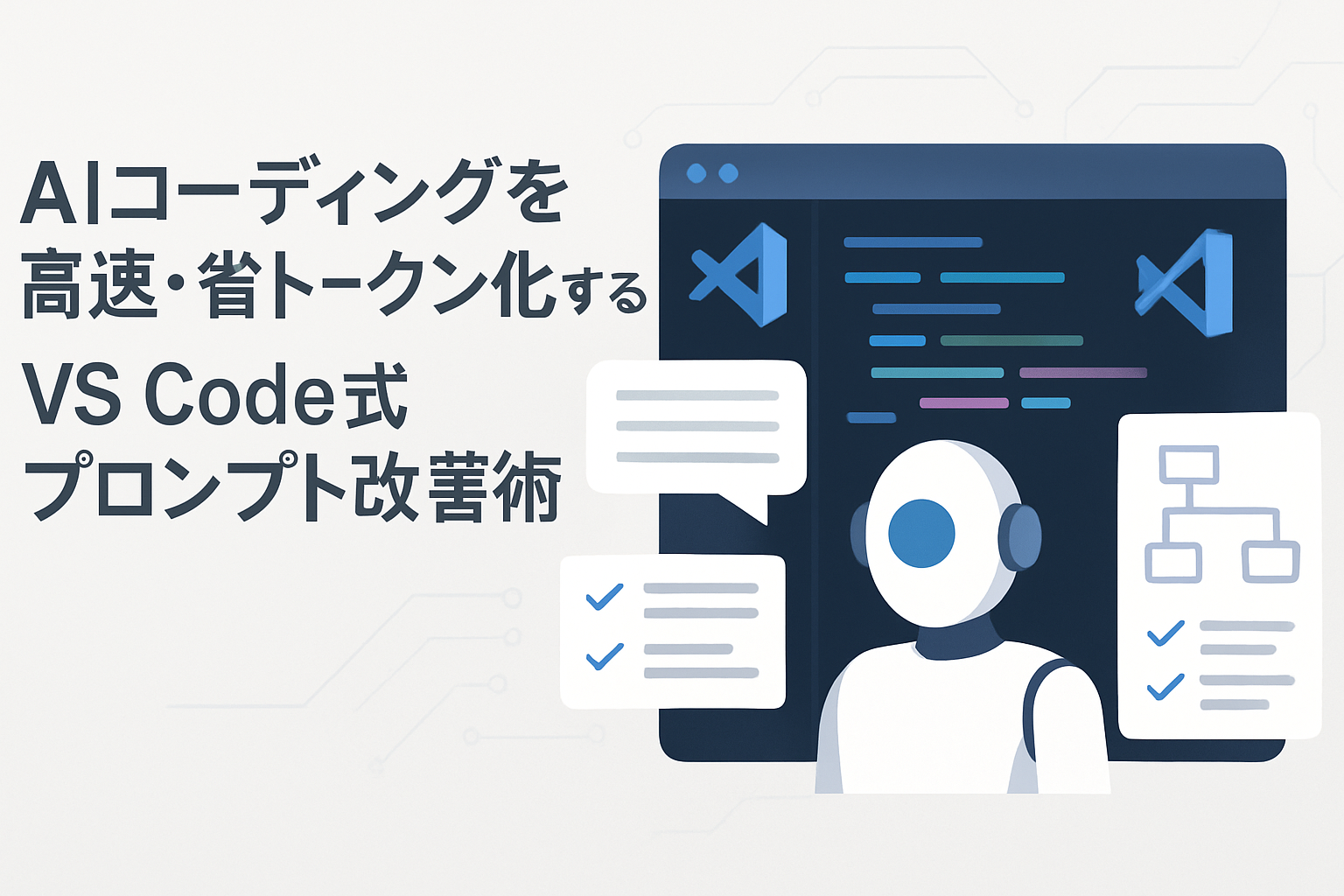AIコーディングを高速・省トークン化するVS Code式プロンプト改善術