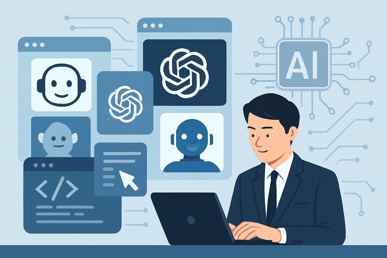 Claude、ChatGPT／Codex、Cursorで企業AIを本格運用する方法